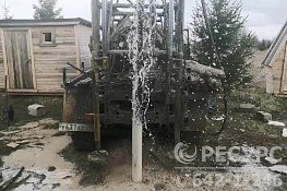 Пробурена скважина на воду в деревне Ляды Гатчинского района