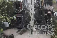 Бурение скважины в п.Тайцы Гатчинского района