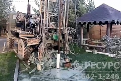 Бурение скважины в поселке Елизаветино Гатчинского района