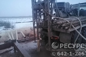 Бурение скважины в деревне Вопша Гатчинского района