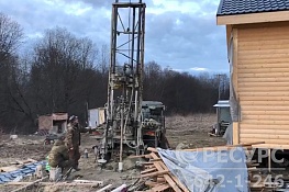 Пробурена скважина в поселке Вруда Волосовского района